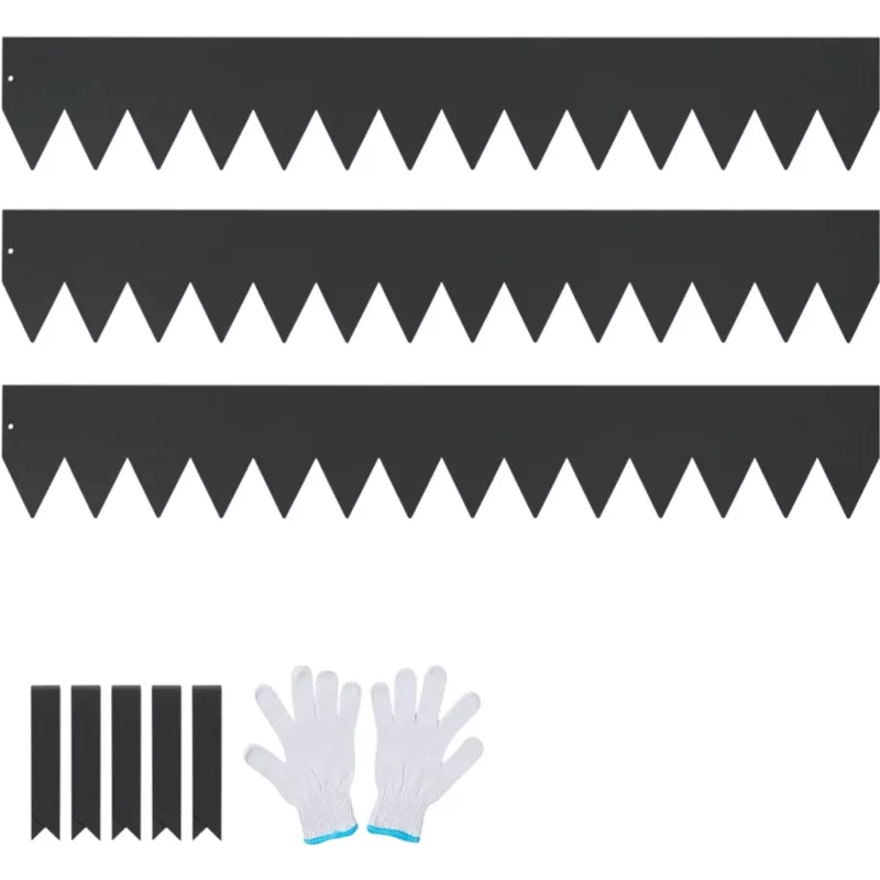 Vevor Landscape Edging Steel Garden Border 3-Pack 40″ L x 6″ H New