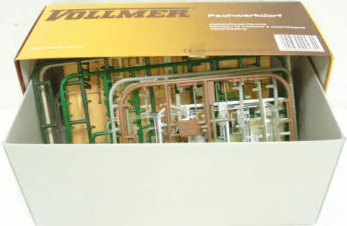Vollmer 9535 Z Scale Houses Building Kit (Set of 4)