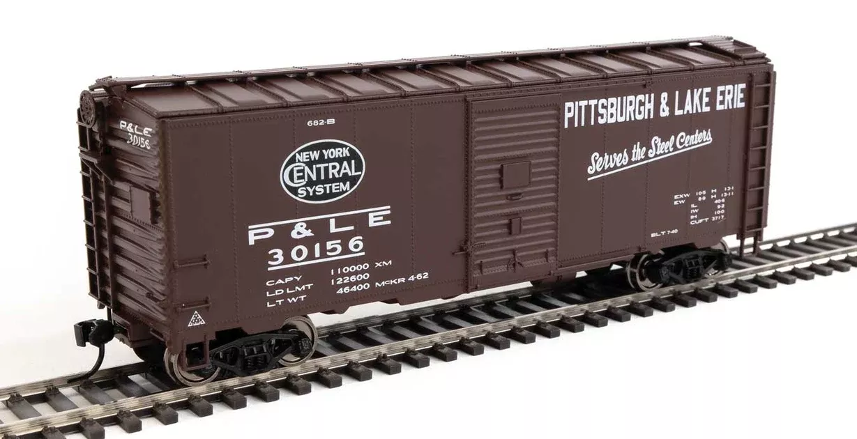 Walthers 910-2735 HO 40' AAR 1937 Boxcar NYC/P&LE 30156