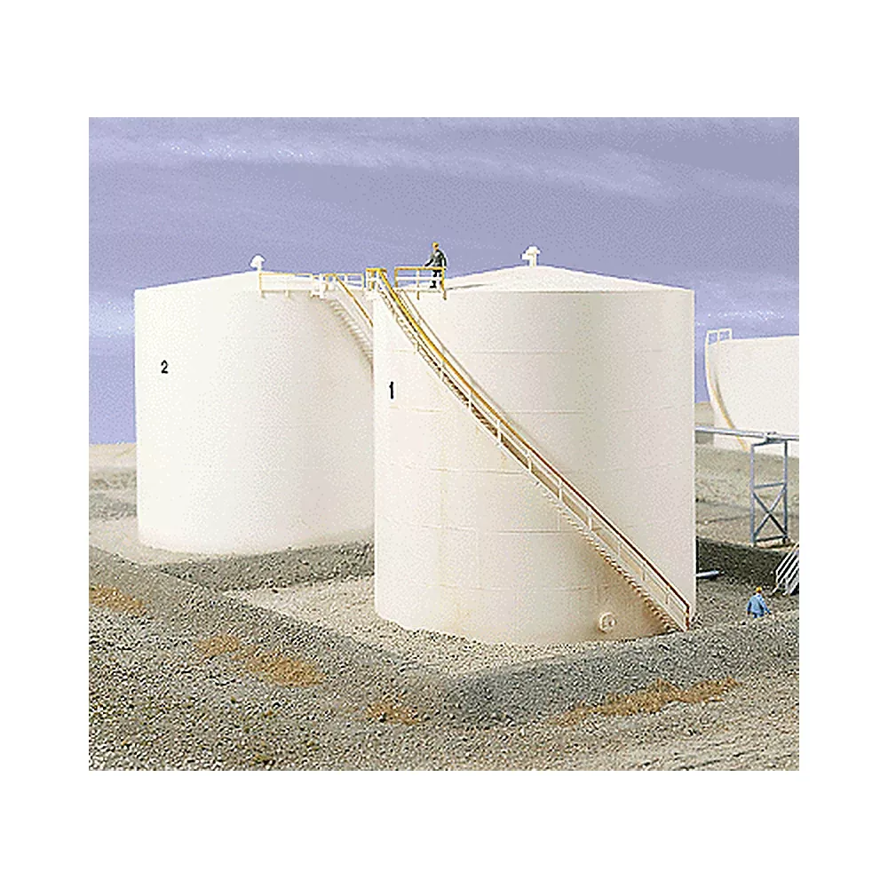 Walthers Cornerstone 933-3168 HO Tall Oil Storage Tank w/Berm Kit