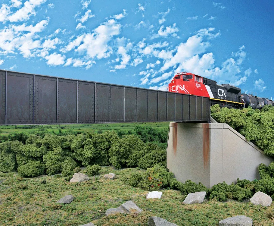 Walthers Cornerstone 933-4503 HO Scale Single Track Through Girder 90' Bridge Kit