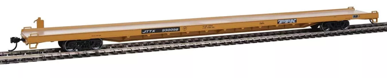 Walthers Mainline 910-5723 HO Scale 89′ Channel Side Flatcar Trailer Train JTTX 930098