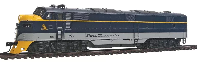 Walthers Proto 920-47998 HO Scale EMD E7 Diesel C&O 105 with DCC
