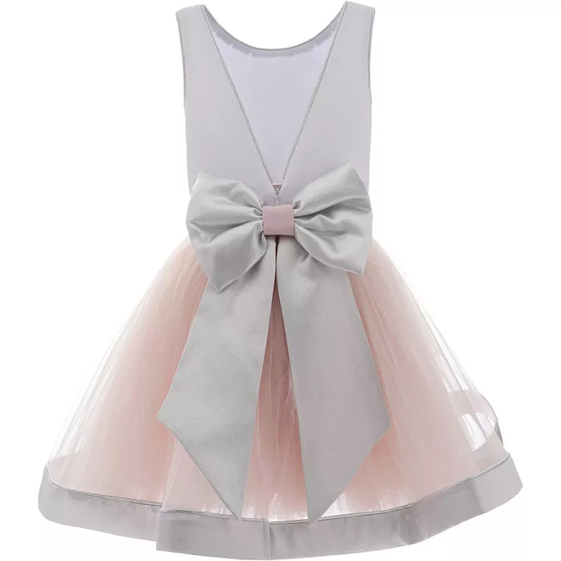 White Emory Bow Dress White