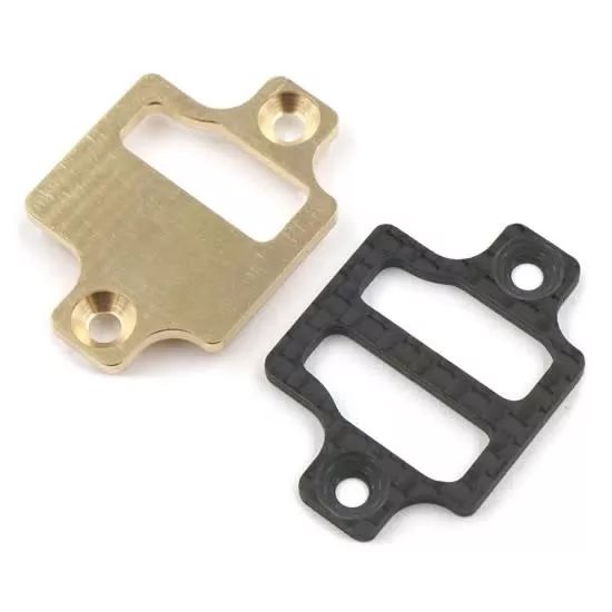 XP-10557Brass & Graphite Lower Bulkhead Plate Front Rear: XQ10 (Xpress)