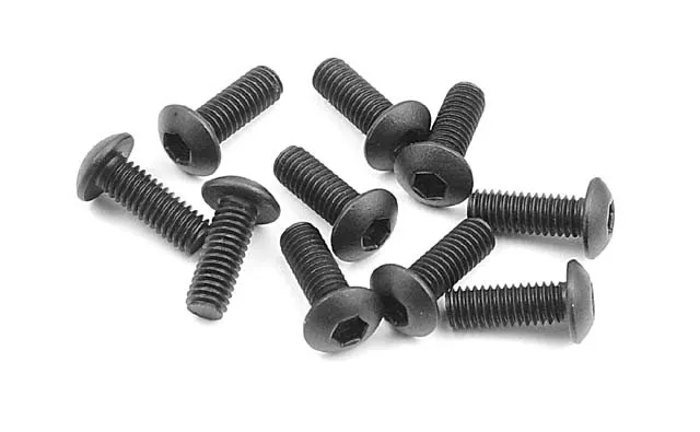 XRA9023083x5mm Button Head Hex Screw (10) (Replaces 309332) (Xray)