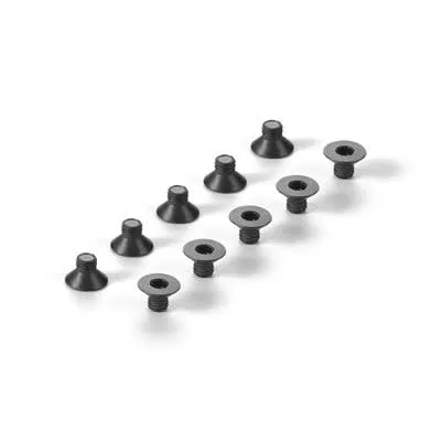 XRA9033043x4mm Counter Sunk Hex Screw (10) (Xray)