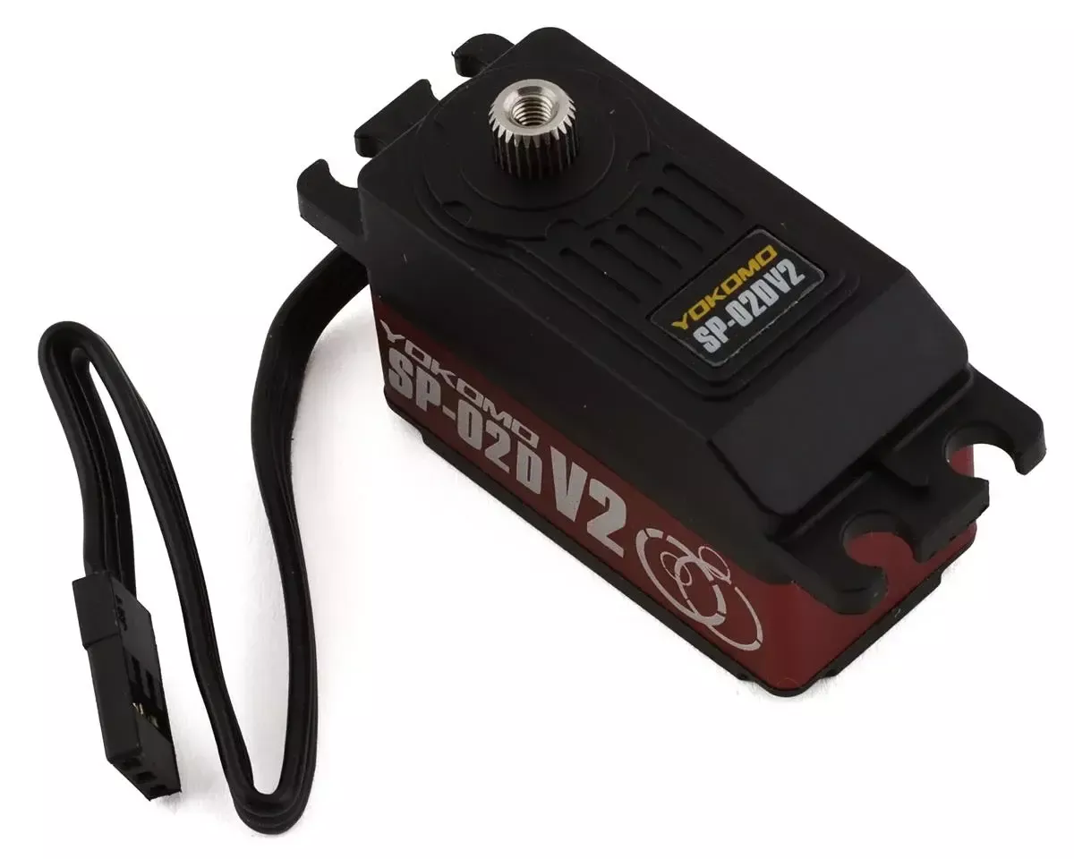 YOKSP-02DV2R Yokomo SP-02 D V2 Programable Brushless Drift Servo (Red) (Yokomo)