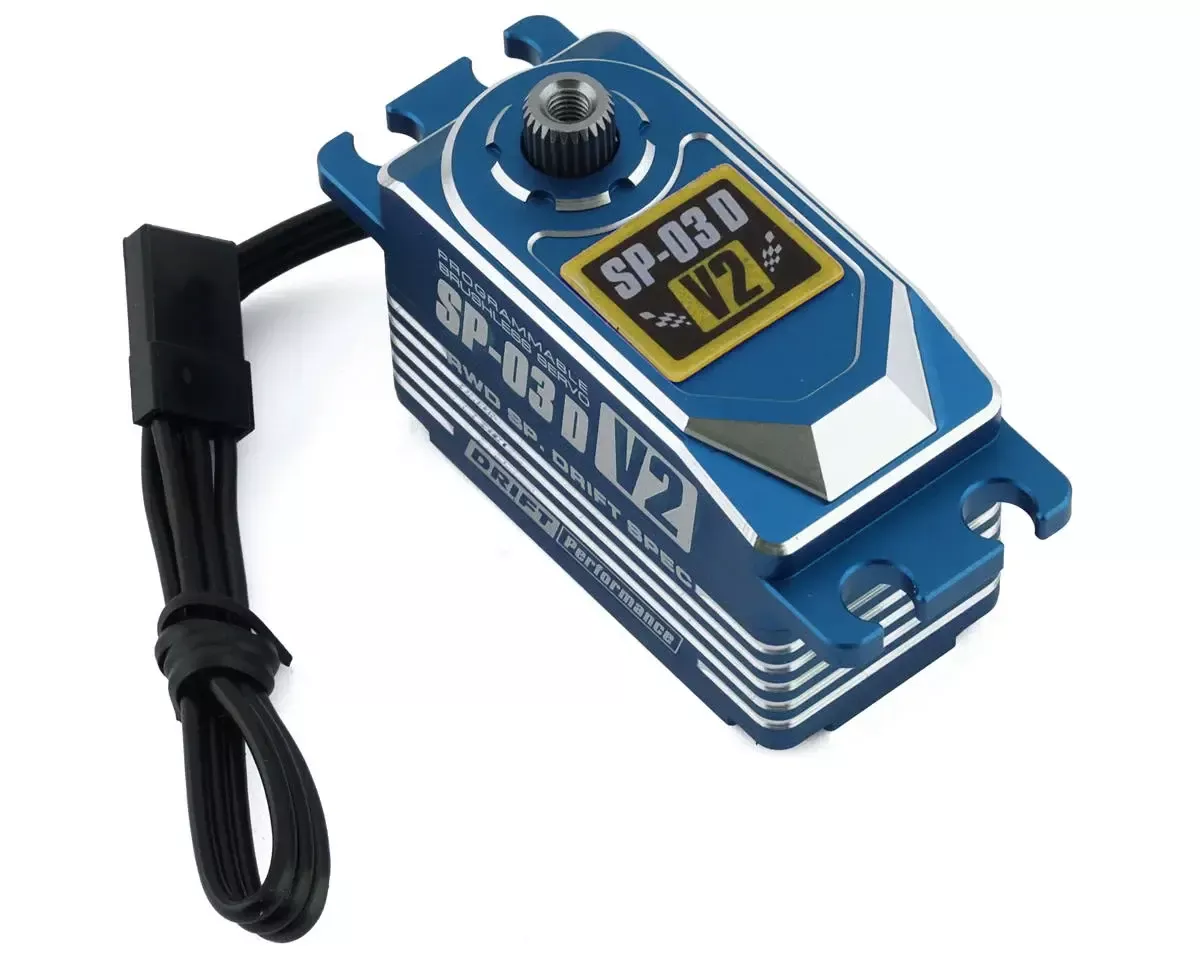 YOKSP-03DV2BL SP-03 D V2 Programable Brushless Drift Servo (Blue) (High Voltage) (Yokomo)