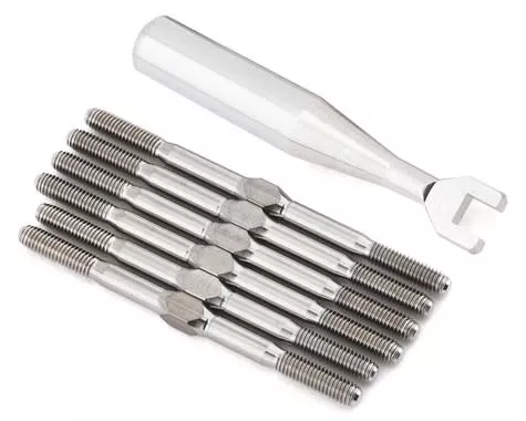 YOKZ2-TBSC3Yokomo YZ-2 CA L3/L2 Titanium Turnbuckle Set (6) (Yokomo)
