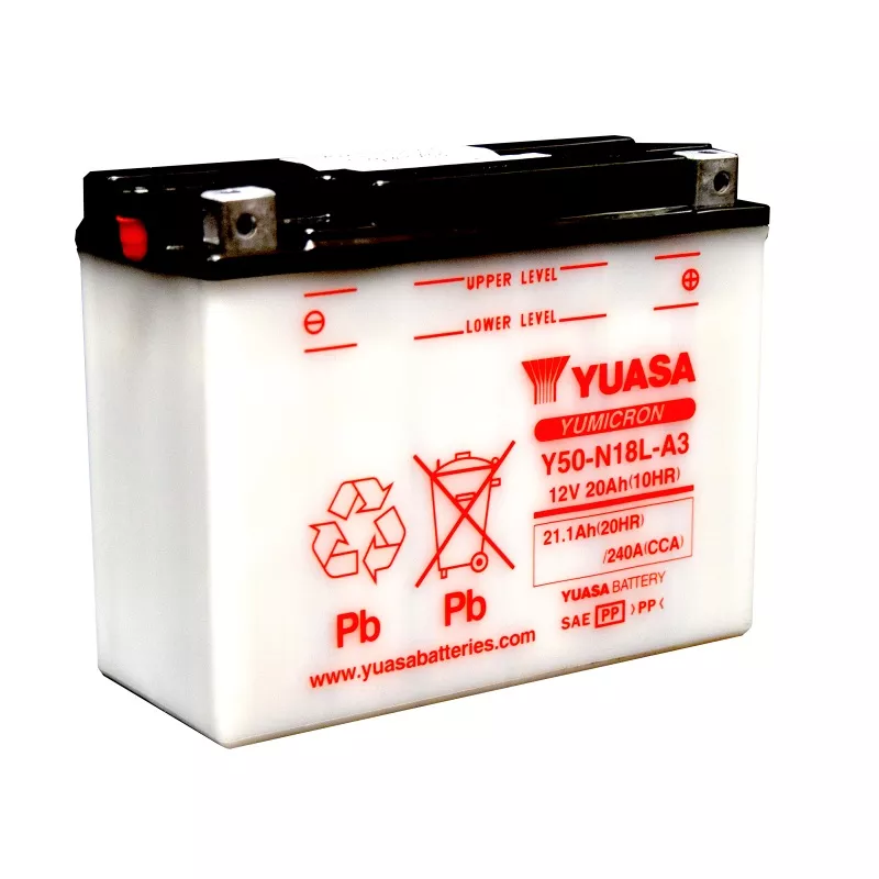 Yuasa Y50-N18L-A3 Yumicron 12-Volt Battery