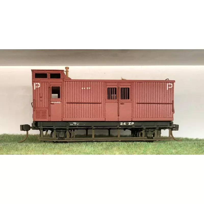 ‘Z’ Van – 24 ZP – VR – Brake van – McBees Brass Model – Pre-Owned model mint. HO
