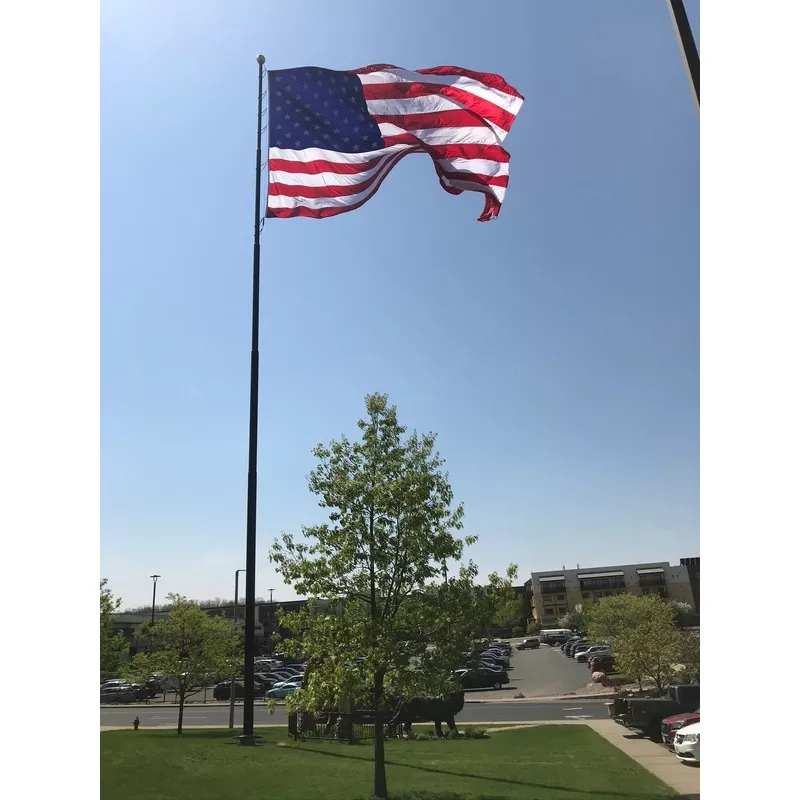Zion Steel Flagpole by Liberty Flag Black